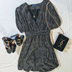 French Connection bubble hem short dress